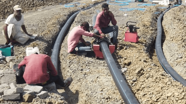 HDPE Pipe Line Work