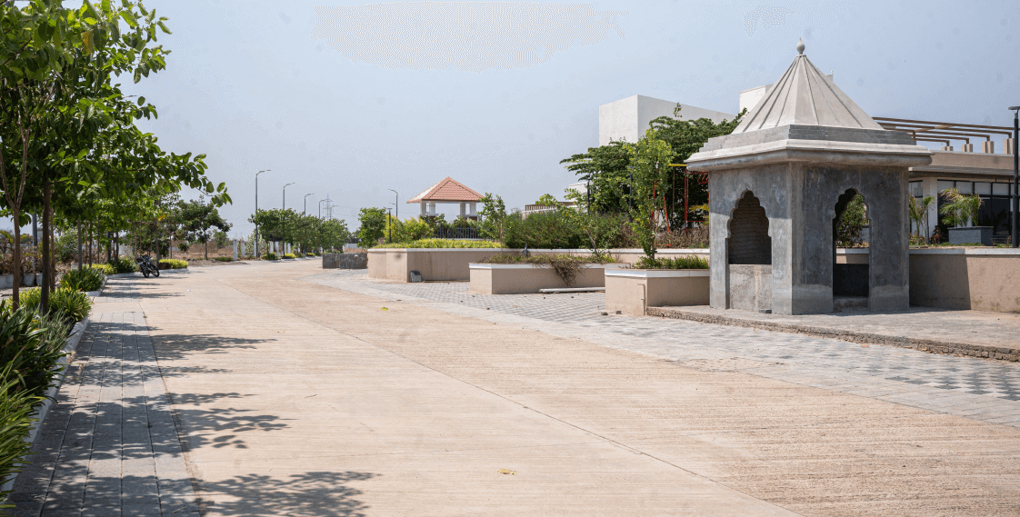 Pathway and Seating Arrangement